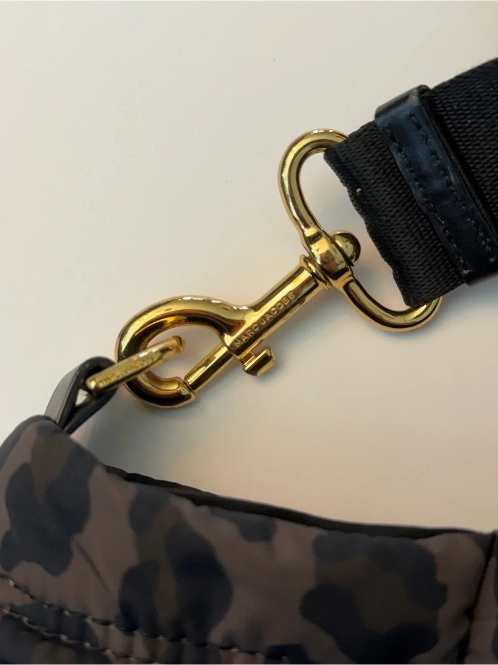 Marc Jacobs Leopard Print Quilted Diaper Bag